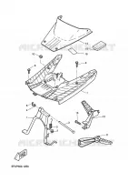 SUPPORT / REPOSE PIEDS pour Yamaha NEXT GENERATION 2001