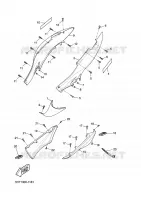 COUVERCLE LATERAL pour Yamaha THUNDER 2001
