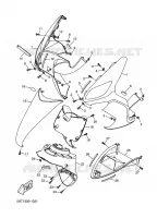 PROTEGE JAMBES pour Yamaha THUNDER 2001