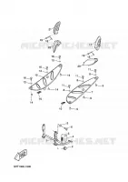 SUPPORT / REPOSE PIEDS pour Yamaha THUNDER 2001