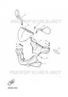 CARENAGES 1  pour Yamaha NITRO F1 2001