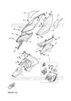 COUVERCLE LATERAL pour Yamaha NITRO F1 2001