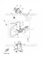 POMPE A HUILE pour Yamaha NITRO F1 2001