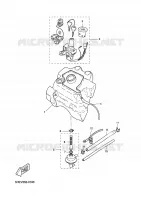 RESERVOIR A ESSENCE pour Yamaha NITRO F1 2001