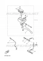 MAITRE CYLINDRE DE FREIN ARRIERE pour Yamaha MAXSTER 2001