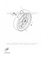ROUE ARRIERE pour Yamaha MAXSTER 2001