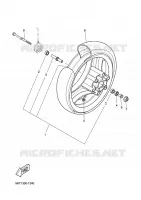 ROUE AVANT pour Yamaha MAXSTER 2001