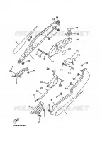 COUVERCLE LATERAL pour Yamaha XPOWER 2001