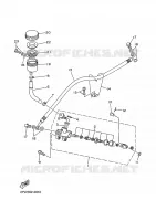 MAITRE CYLINDRE DE FREIN ARRIERE pour Yamaha XPOWER 2001