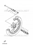 ROUE AVANT pour Yamaha XPOWER 2001
