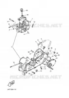 CARTER MOTEUR pour Yamaha THUNDER 2001