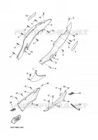 COUVERCLE LATERAL pour Yamaha THUNDER 2001