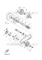 EMBRAYAGE DE DEMARREUR pour Yamaha THUNDER 2001