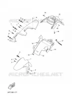 GARDE BOUE pour Yamaha THUNDER 2001