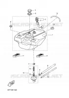 RESERVOIR A ESSENCE pour Yamaha THUNDER 2001