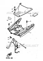 BEQUILLE / REPOSE PIEDS pour Yamaha NEXT GENERATION 2001