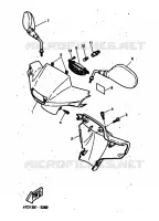 CARENAGE DE GUIDON pour Yamaha NEXT GENERATION 2001