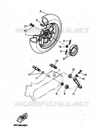 ROUE ARRIERE pour Yamaha NEXT GENERATION 2001