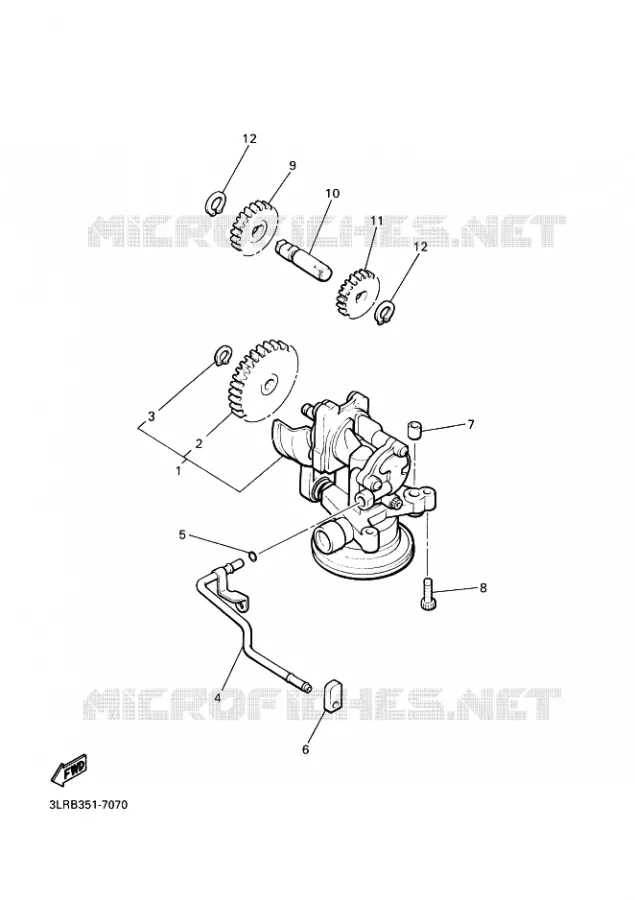 POMPE A HUILE Yamaha MOTO 1200 2000 VMAX  VMX12 VMX12M VMAX