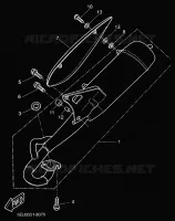 ECHAPPEMENT pour Yamaha WHY 2000