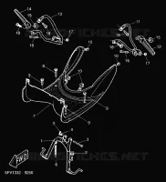 SUPPORT / REPOSE PIEDS pour Yamaha WHY 2000