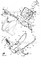 CARENAGE 1 pour Yamaha SKYLINER 2000