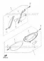 CLIGNOTANT pour Yamaha SKYLINER 2000