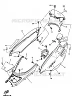 COUVERCLE LATERAL pour Yamaha SKYLINER 2000