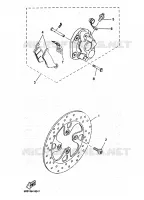 ETRIER DE FREIN AVANT pour Yamaha SKYLINER 2000