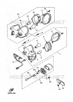 FEU ARRIERE pour Yamaha SKYLINER 2000