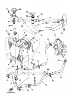 RADIATEUR / DURITES pour Yamaha SKYLINER 2000