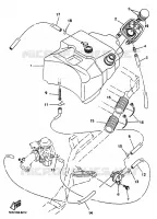 RESERVOIR A ESSENCE pour Yamaha SKYLINER 2000