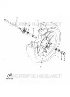 ROUE AVANT pour Yamaha SKYLINER 2000