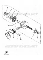 VILEBREQUIN / PISTON pour Yamaha SKYLINER 2000