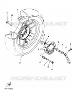 ROUE ARRIERE pour Yamaha SKYLINER 2000