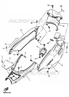 COUVERCLE LATERAL pour Yamaha SKYLINER 2000