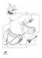 PHARE  pour Yamaha SKYLINER 2000