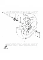 ROUE AVANT pour Yamaha SKYLINER 2000