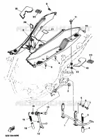 BEQUILLE / REPOSE PIEDS pour Yamaha SKYLINER 2000