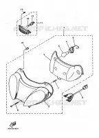 PHARE  pour Yamaha SKYLINER 2000