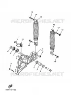 BRAS OSCILLANT / AMORTISSEUR pour Yamaha SKYLINER 2000