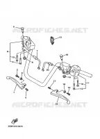 COMMODO / LEVIER pour Yamaha SKYLINER 2000