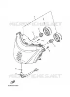PHARE  pour Yamaha SKYLINER 2000