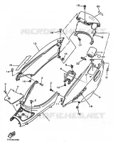 COUVERCLE LATERAL pour Yamaha MAJESTY 1999
