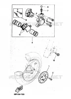 ETRIER DE FREIN AVANT pour Yamaha NITRO 1999