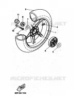 ROUE ARRIERE pour Yamaha NITRO 1999