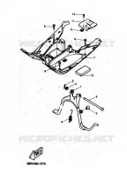BEQUILLE / REPOSE PIEDS pour Yamaha NITRO 1999
