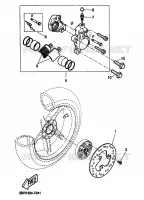ETRIER DE FREIN ARRIERE pour Yamaha NITRO 1999