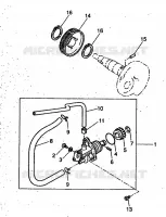 POMPE A HUILE pour Yamaha WHY 1999