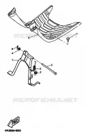 SUPPORT / REPOSE PIEDS pour Yamaha BW'S 1999